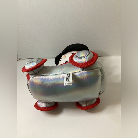 Monopoly 8” Mr. Money In A Silver Car  ~ Squeaky/Crinkle Dog Toy - Picture 5 of 7